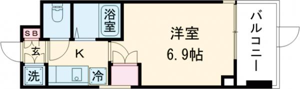 フェルテ中野の間取り