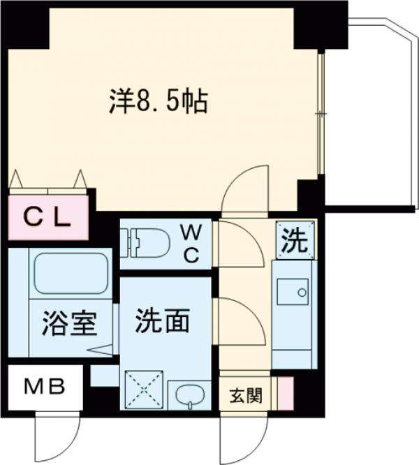 S-RESIDENCE千里丘の間取り