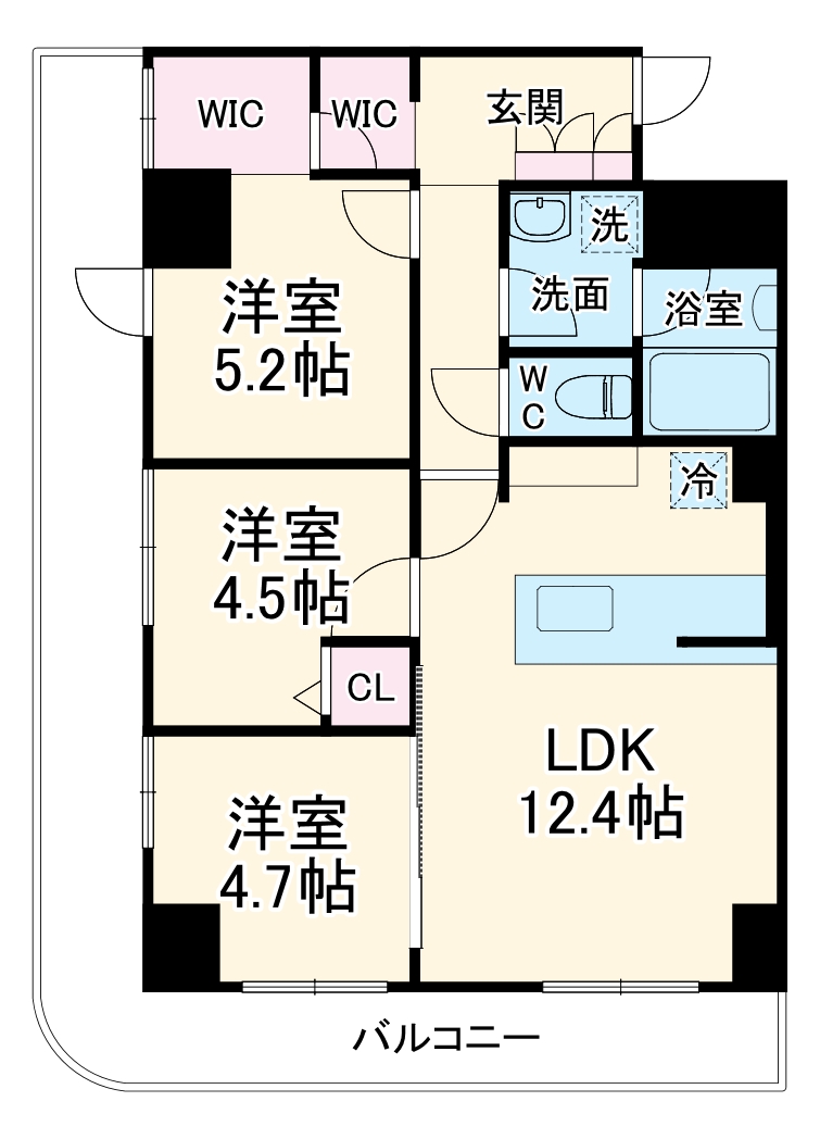 ビエラコート南浦和の間取り