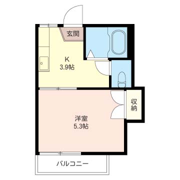 ベルグランデBの間取り