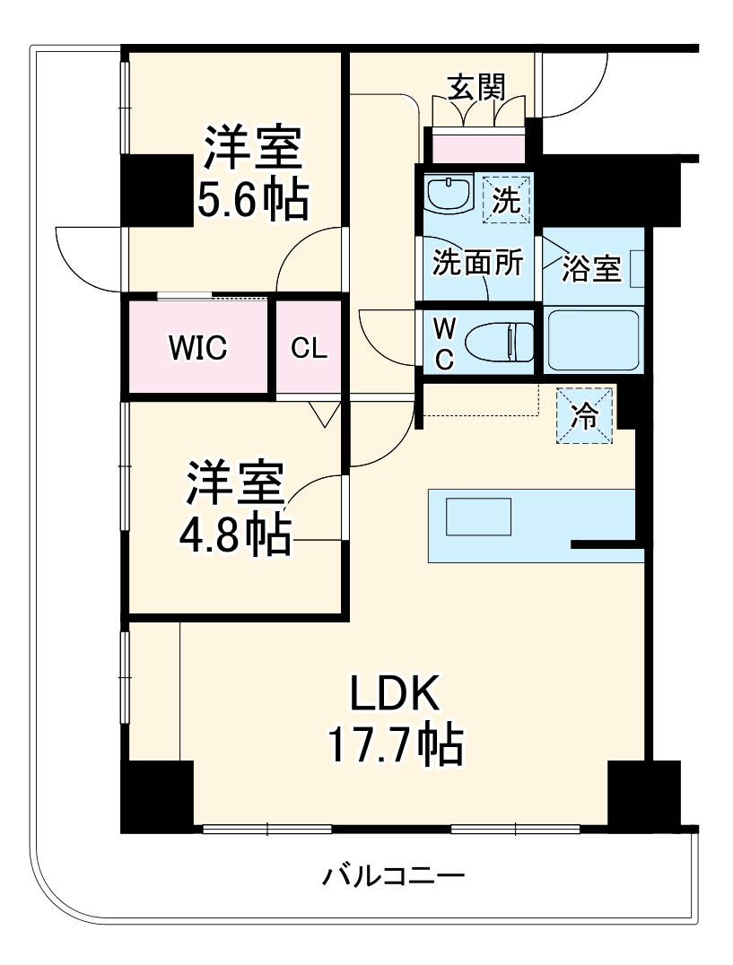 ビエラコート南浦和の間取り