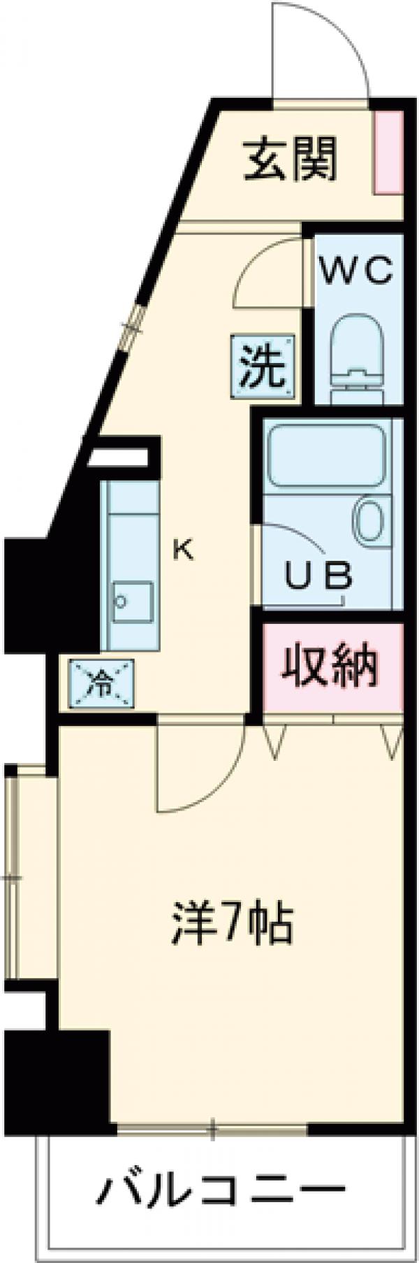 ルーク西早稲田の間取り