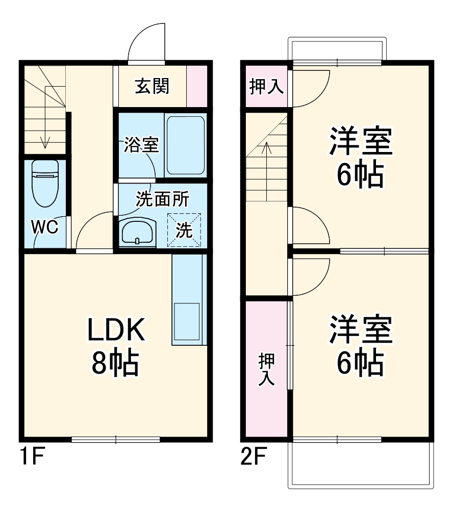 ＤＵＰＬＥＸ　ＩＴＯ　Ａ・Ｂの間取り