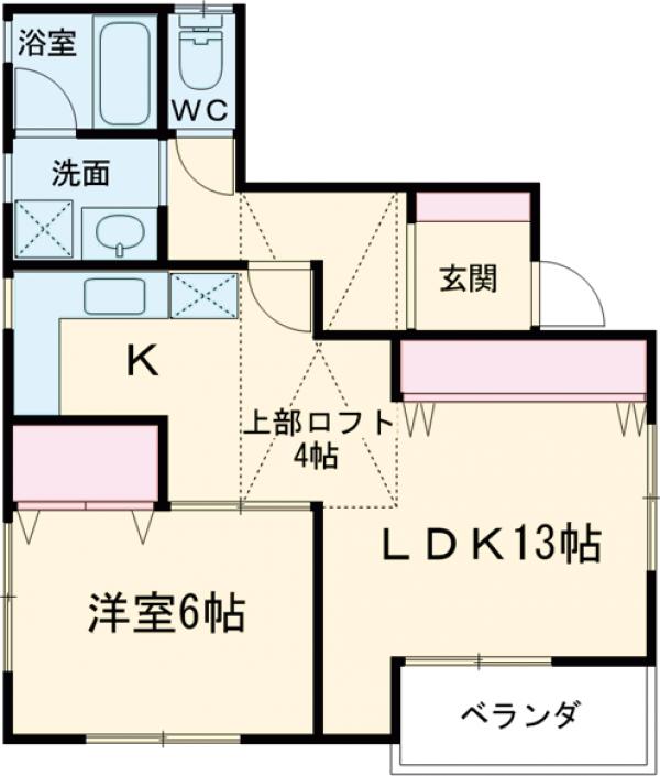 ガーデニアコーポ1の間取り
