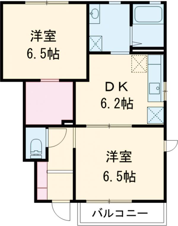 ボナール千吉良の間取り