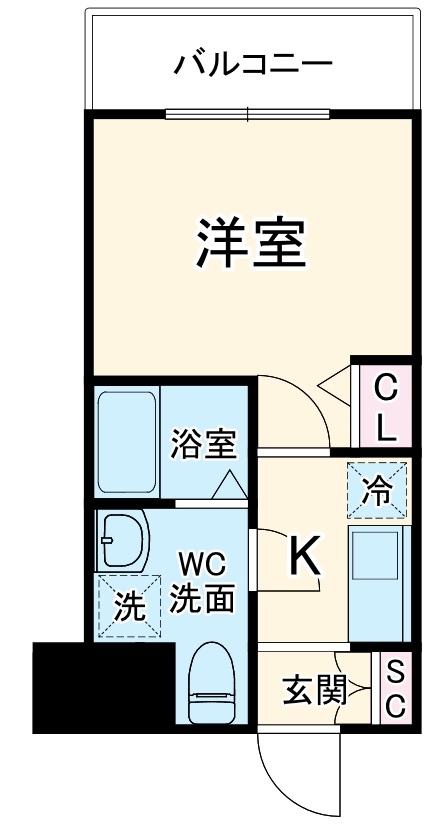 N-stage本八幡の間取り