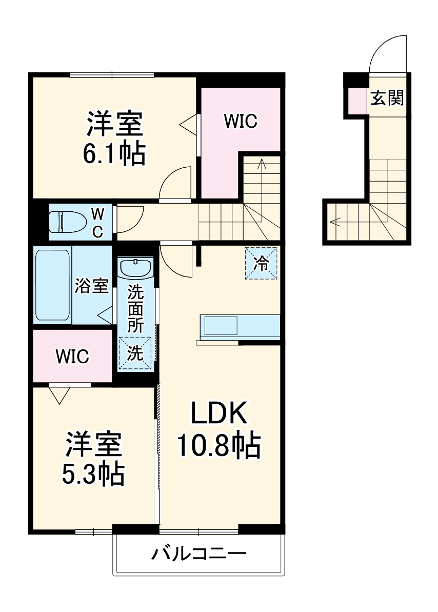 クレスト湘南の間取り