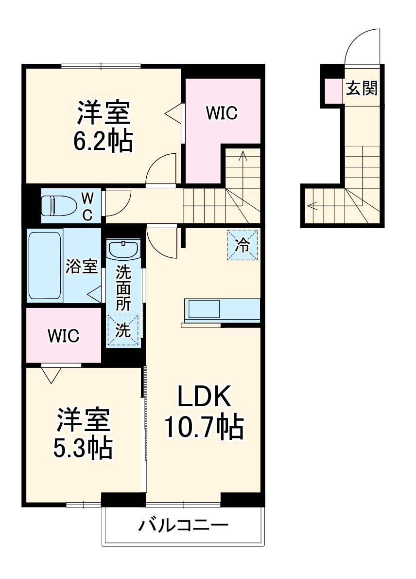クレスト湘南の間取り
