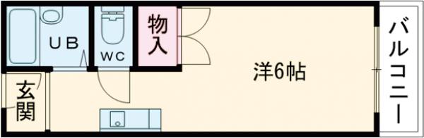 クリスタ久米田の間取り