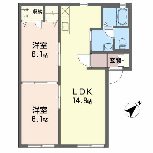 シンシア向山の間取り