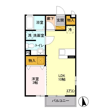 ホワイトミーティアの間取り