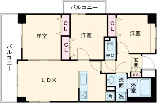 コンフォリア西荻北の間取り
