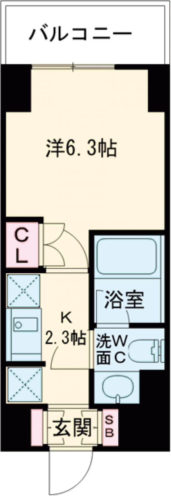 エスティメゾン中野の間取り