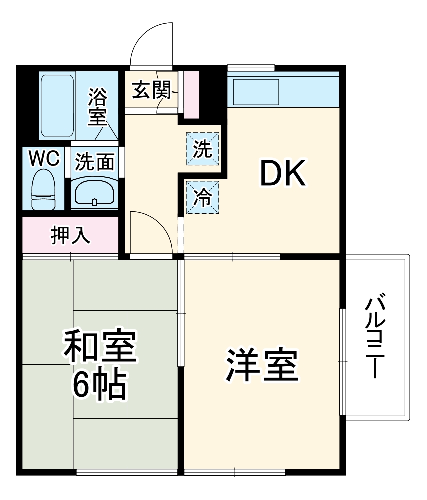 エステートハイライズの間取り