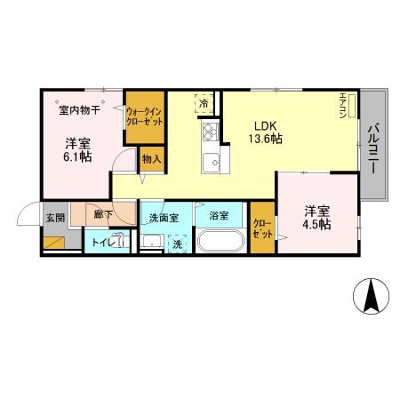 海正 Bの間取り