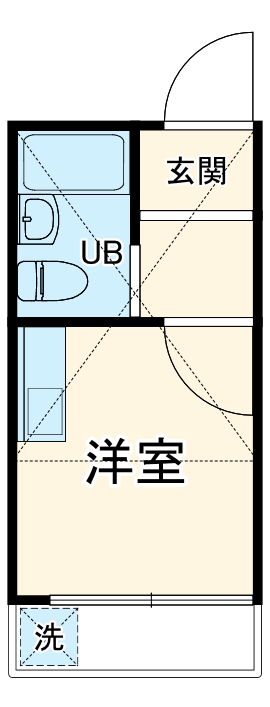 コスモコーポ磯子の間取り