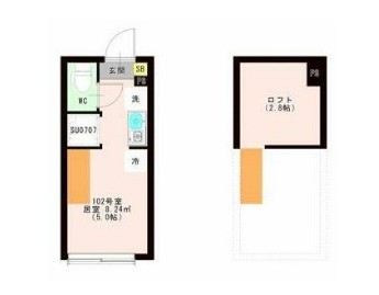 OTAS 代田橋の間取り