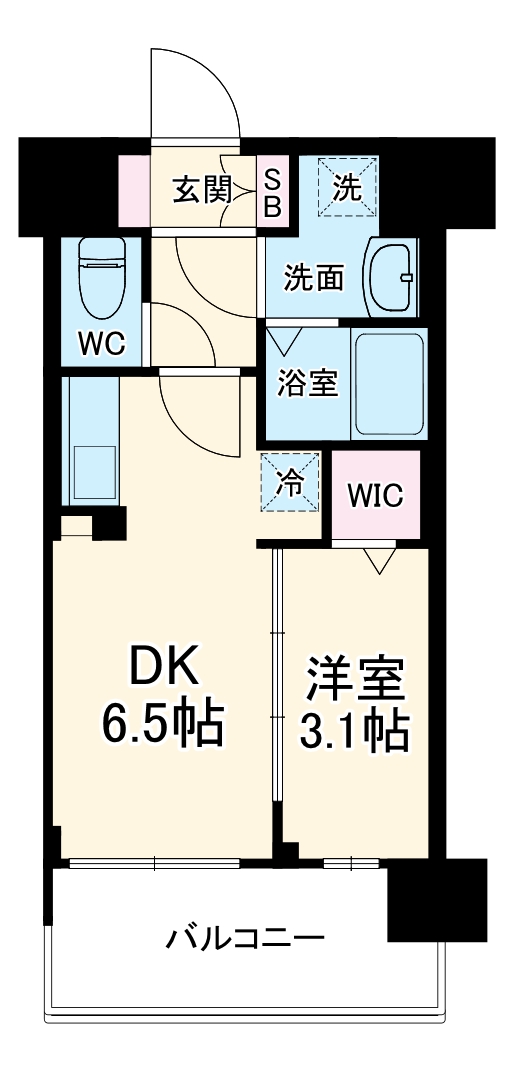 プレサンス東淀川駅前プローシェの間取り