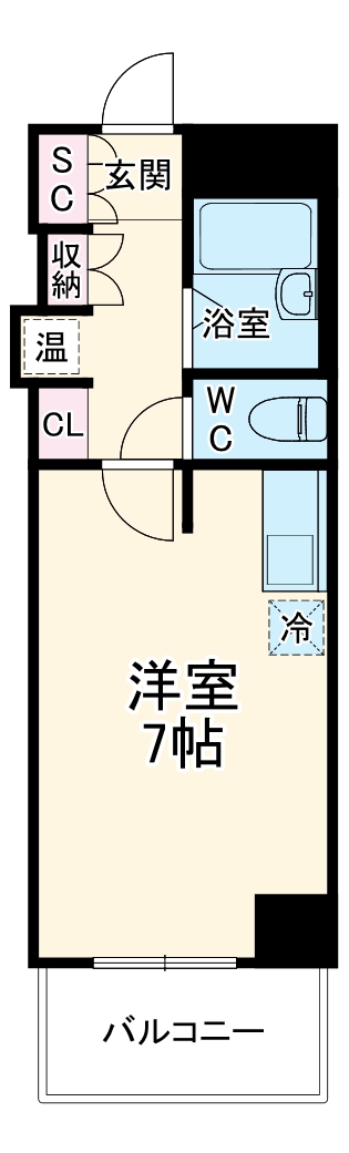 北辰レジデンス東船橋の間取り