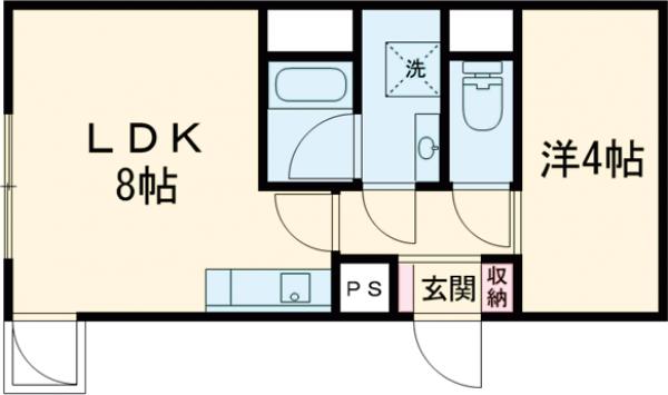 ＮＯＢＬＥＳＳＥ　Ｔｏｄｏｒｏｋｉ・502号室の間取り