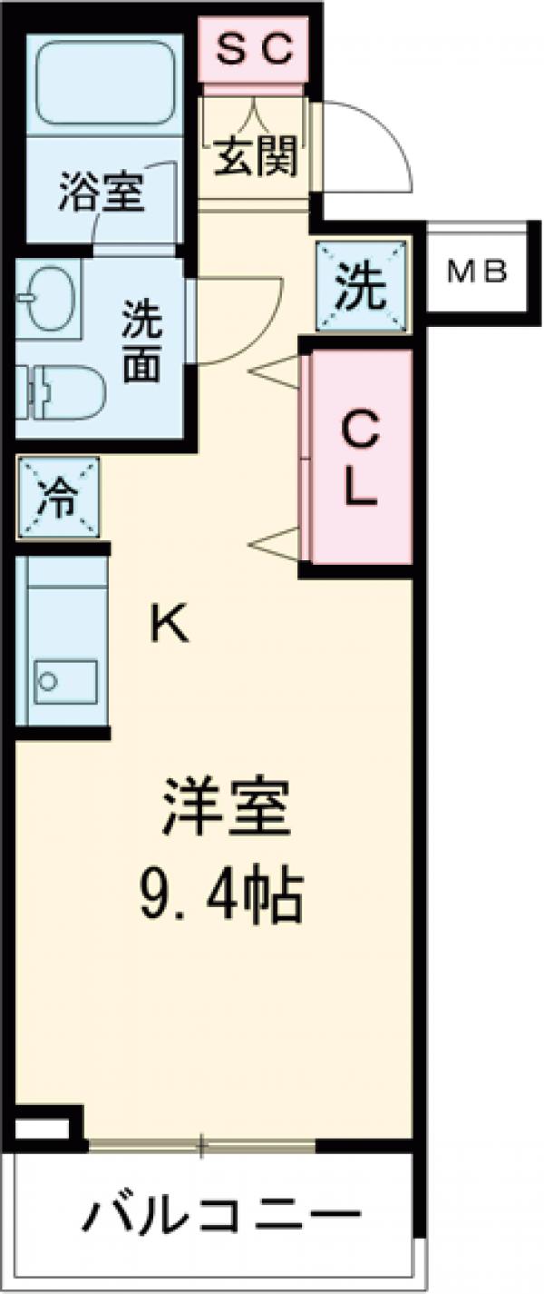 プレール・ドゥーク方南町の間取り