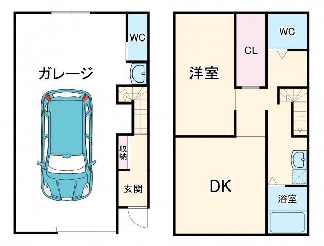 ルピナス平沢Ⅱの間取り