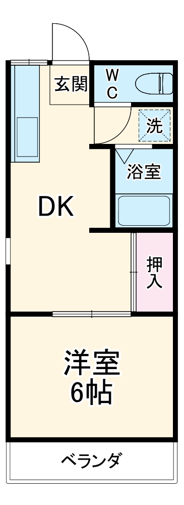川名サンコーポの間取り