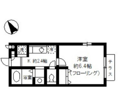 クレール弥生の間取り