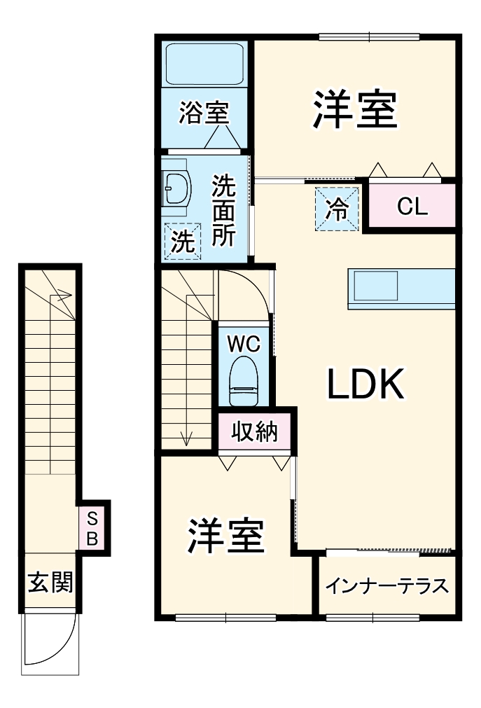 コンフォートマルエⅠの間取り