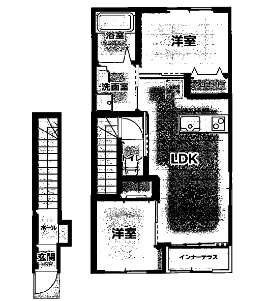 コンフォートマルエⅠの間取り