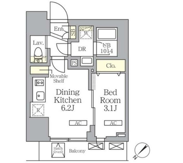 プライムガーデン大森の間取り