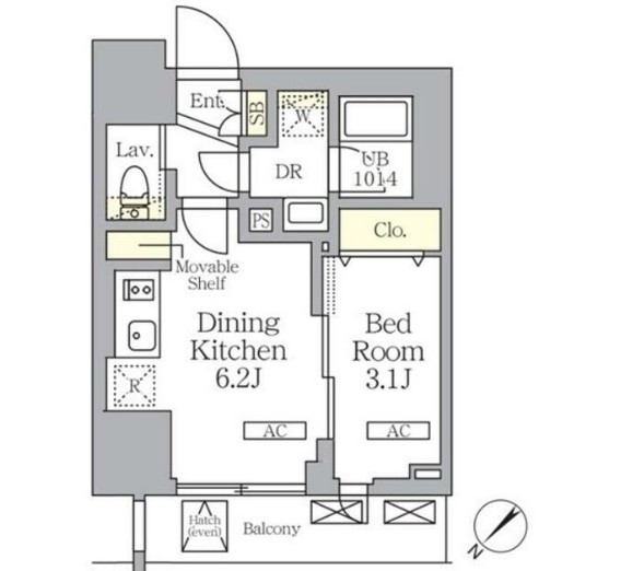 プライムガーデン大森の間取り