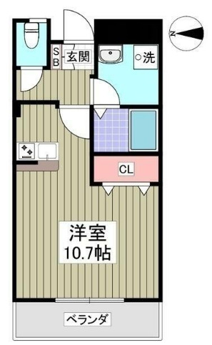 ベルフロースト弐番館の間取り