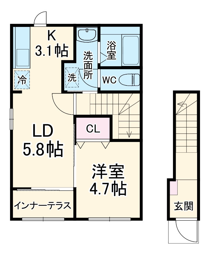 コンフォートマルエⅡの間取り