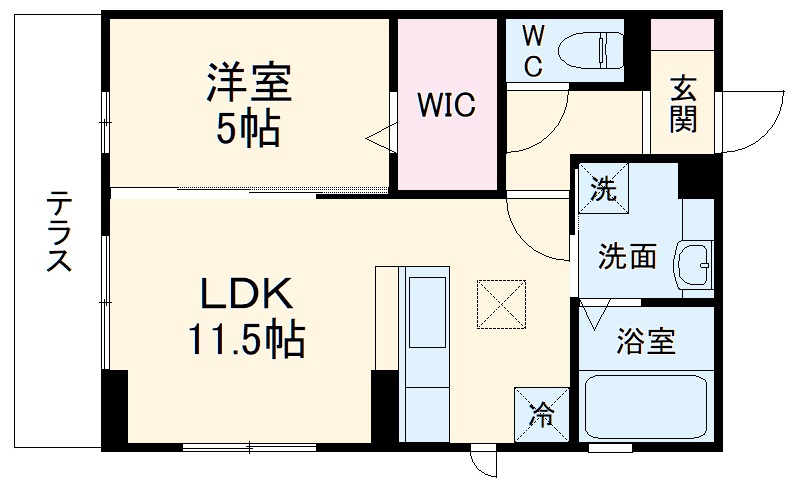 メゾン長栄の間取り