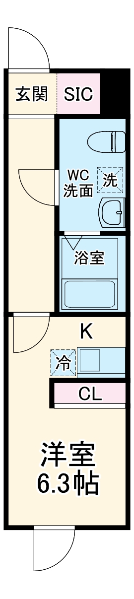 アバロン上尾原市の間取り