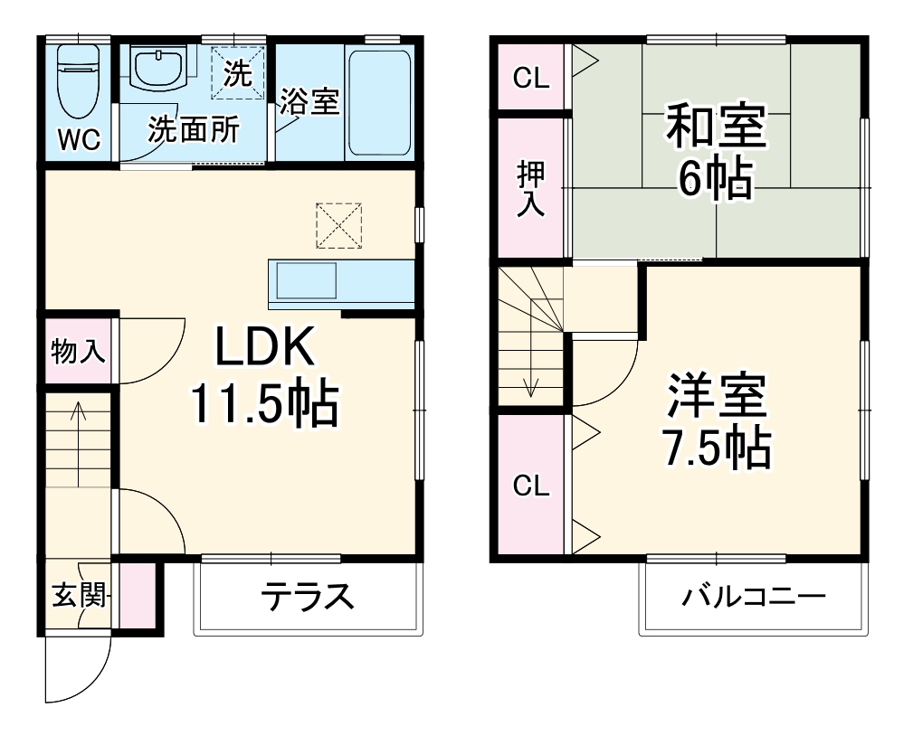 ハイムＯ・Ｋの間取り