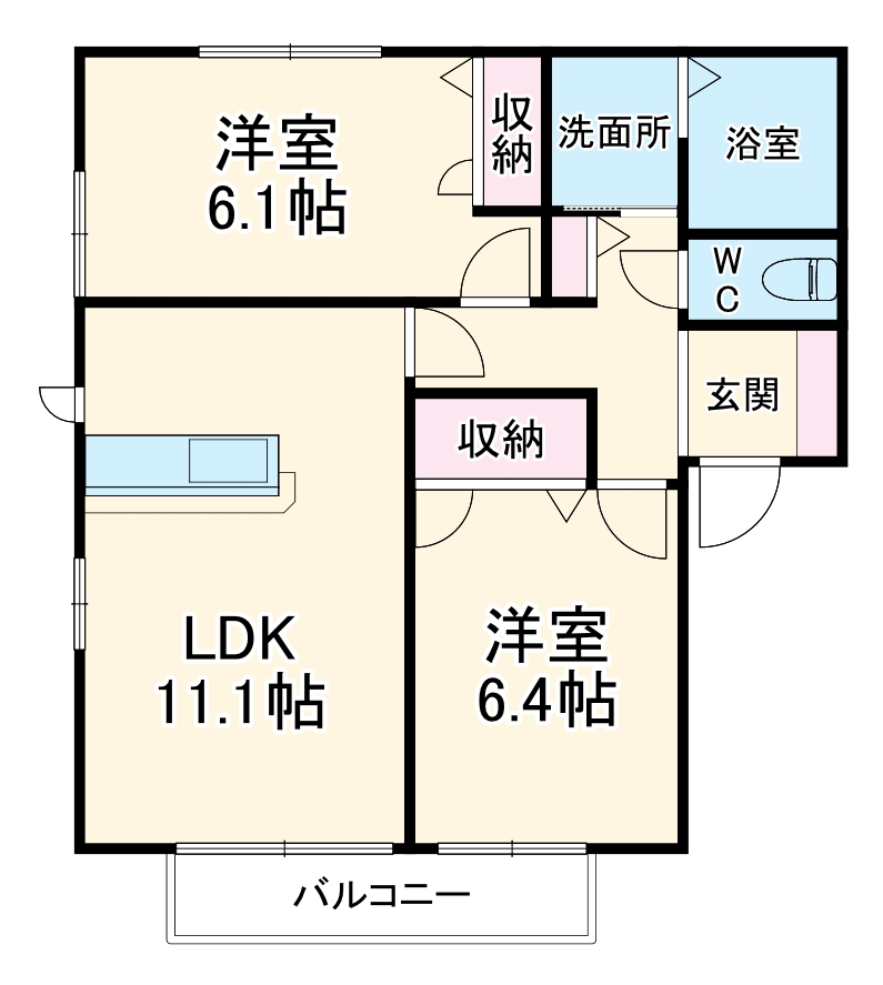 パストラル本郷の間取り