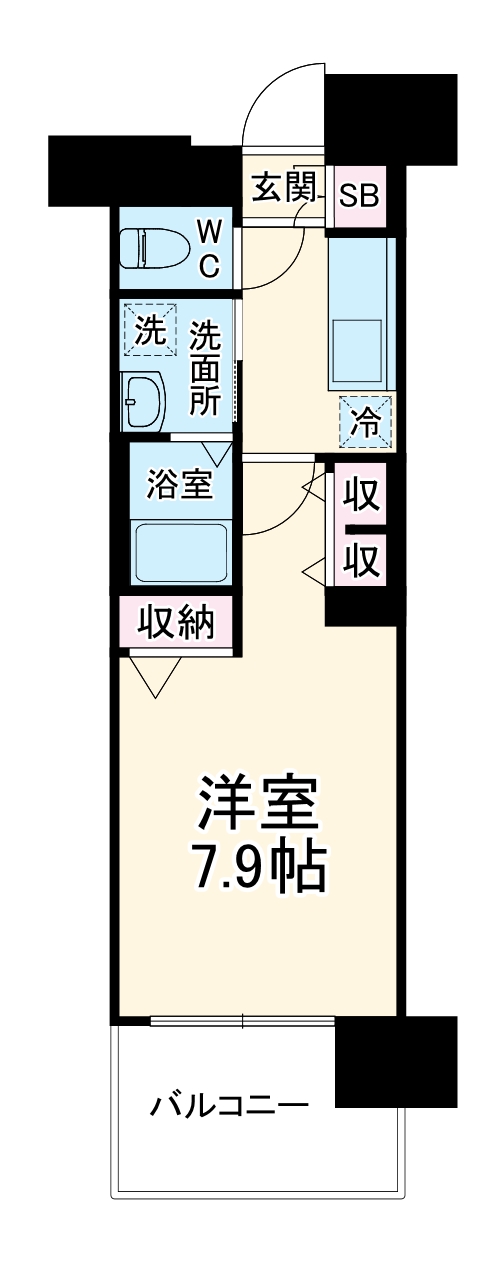 パルティール金山アネックスの間取り