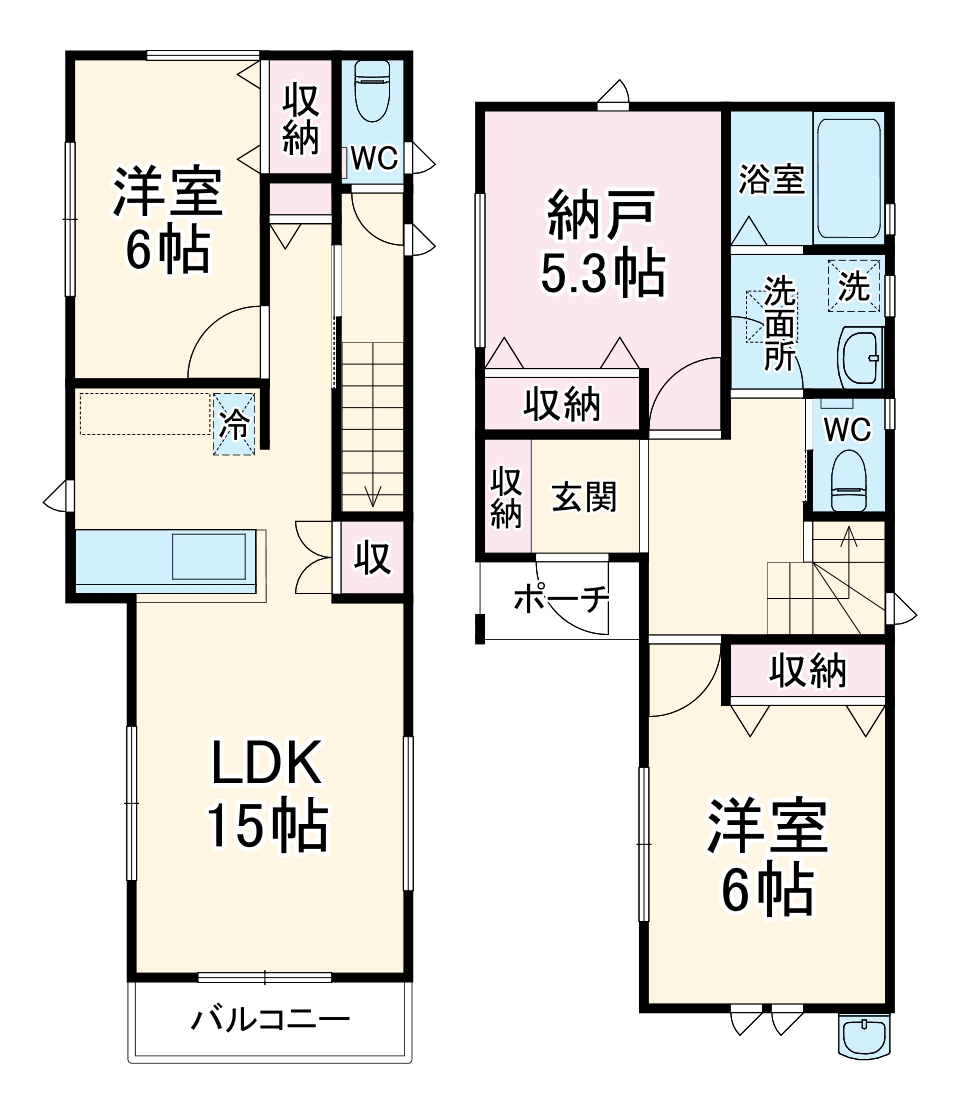 Saya戸建の間取り