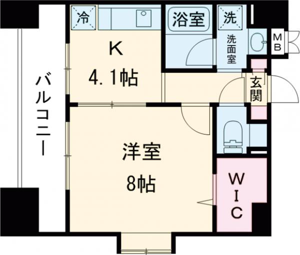 フルーリー府中の間取り