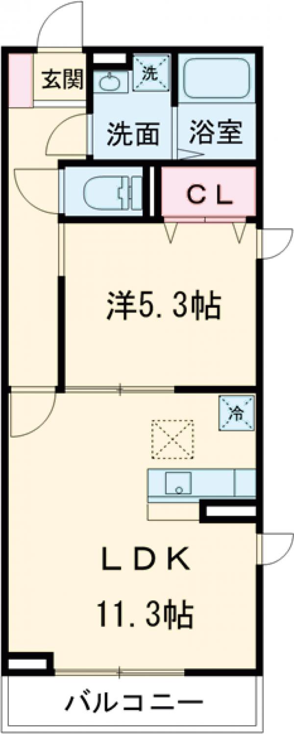 グレーヌメゾンの間取り