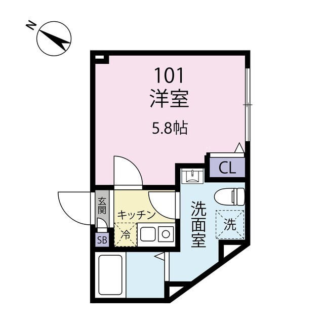 Exentia Motohasunumaの間取り