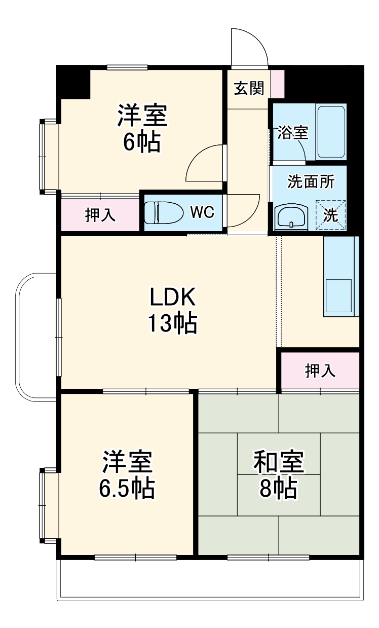 エステートNOBの間取り
