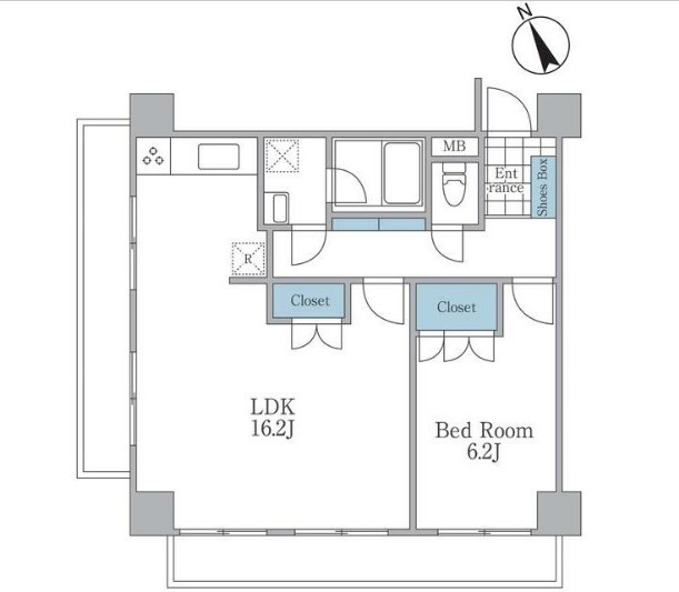 ＣＲＥＳＣＥＮＴ　ＣＯＵＲＴ　大森の間取り
