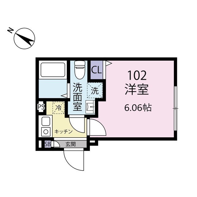 Exentia Motohasunumaの間取り
