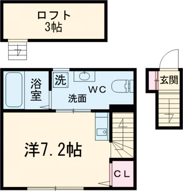 フィユフラッツ経堂の間取り