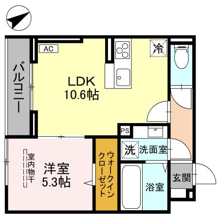Dアヴァンス東柳田町の間取り