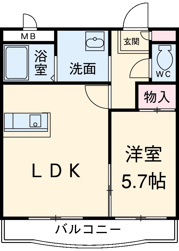 シャルル大宗の間取り
