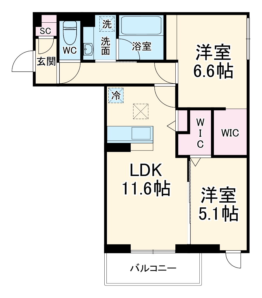 fortuna duoの間取り